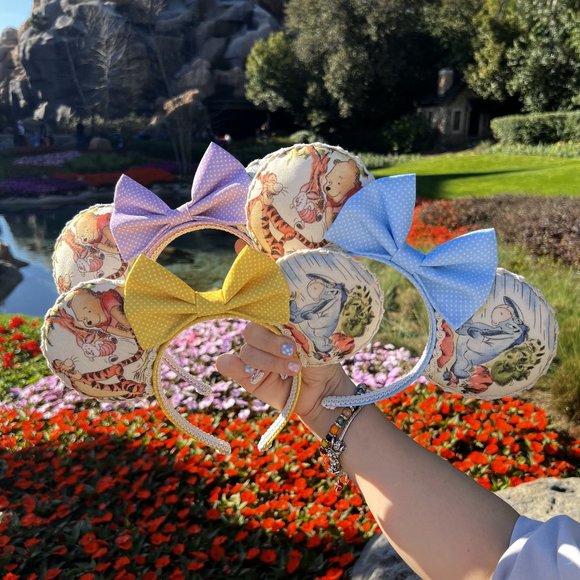 Winnie The Pooh & Friends HANDMADE Inspired Mouse Ears - Picture 1 of 10